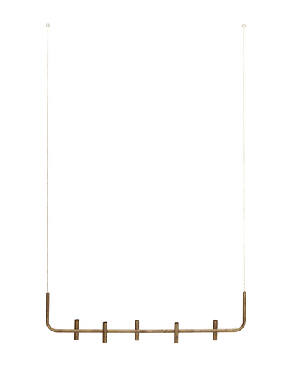 Maxi, Antique Brass Finish Candleholder