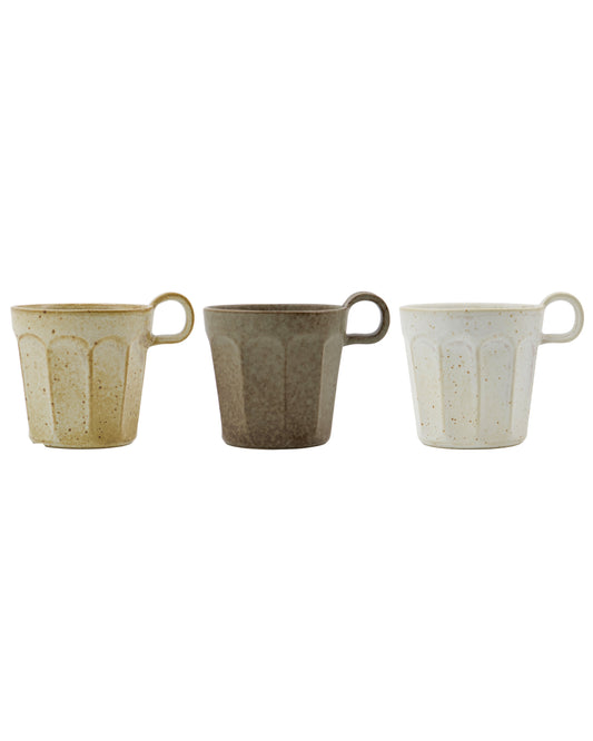 Off-white, Beige and Green Arch Mug S/3