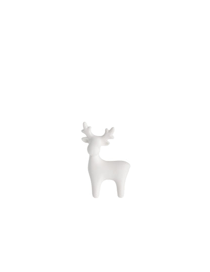 Sten The Reindeer | White Ceramic Decor