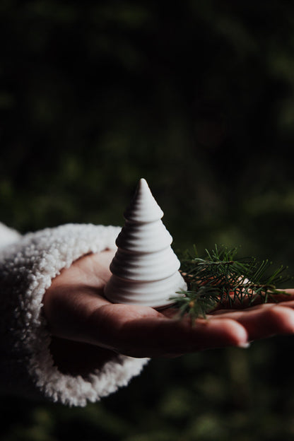 Skogshult Tree | White Ceramic Decoration