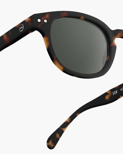 IZIPIZI #C Sunglasses Square Tortoise