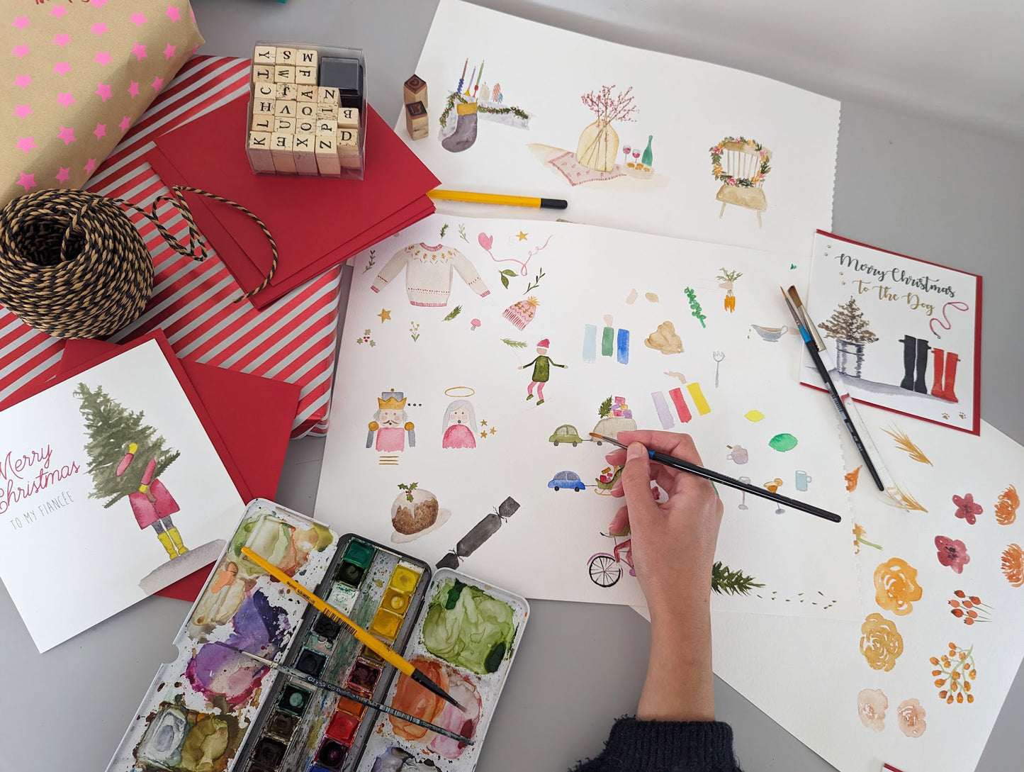 Festive Watercolour Masterclass