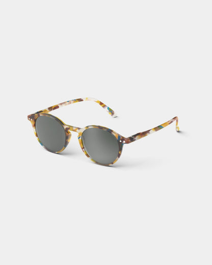 IZIPIZI #D Sunglasses Round Blue Tortoise
