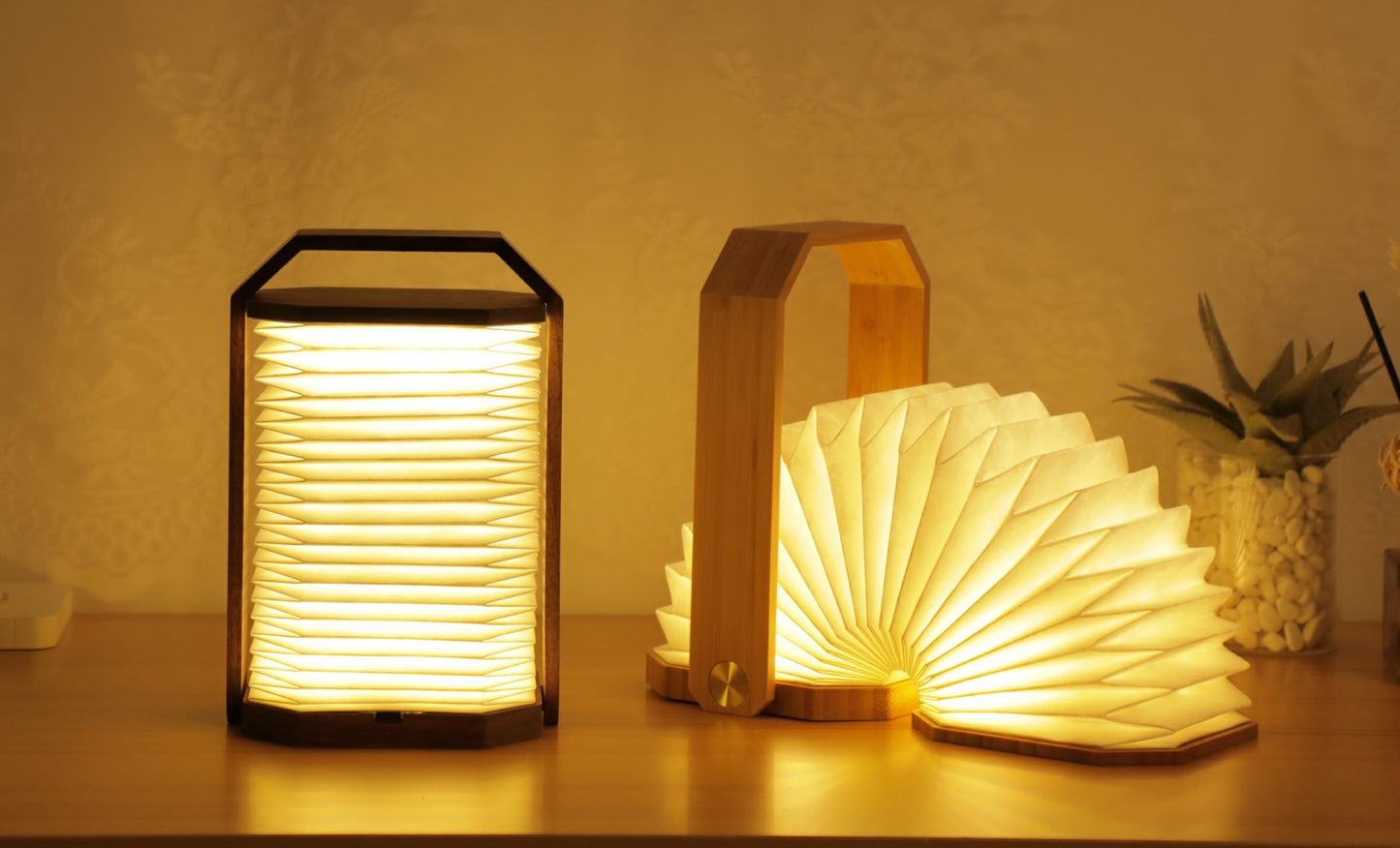 Smart Origami Portable Lamp
