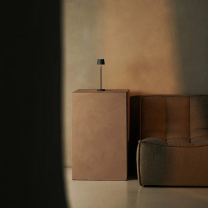 Vondel Grey Rechargeable Lamp