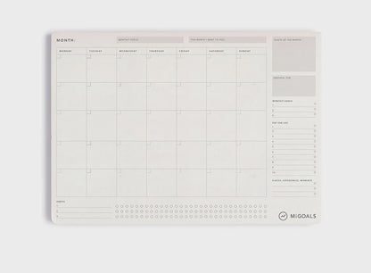 A3 Size Desk Pad | Monthly To Do List