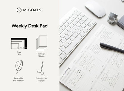 A4 Size Desk Pad | Weekly To Do List