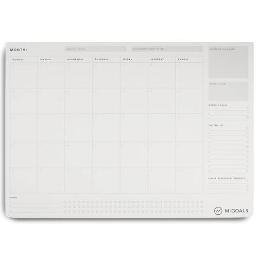 A3 Size Desk Pad | Monthly To Do List