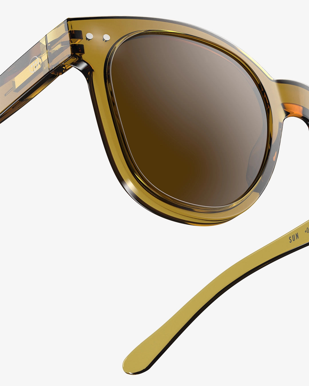 IZIPIZI #N Sunglasses Golden Green