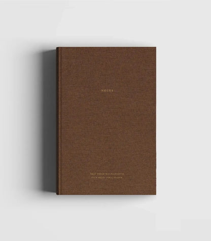 Brown Linen Notebook