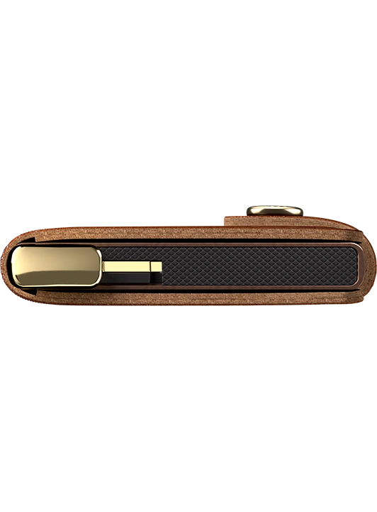Premium Emboss Lines Cognac