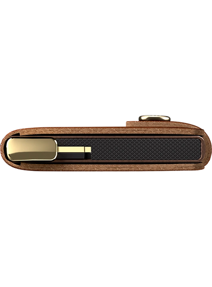 Premium Emboss Lines Cognac