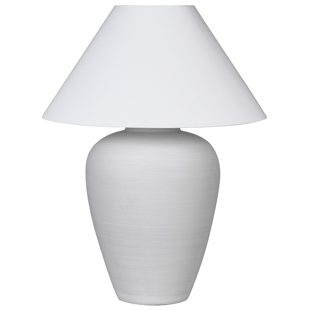 Aruba Ceramic Lamp with Linen Shade