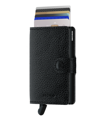 Miniwallet Vegetable-tanned Black-Black
